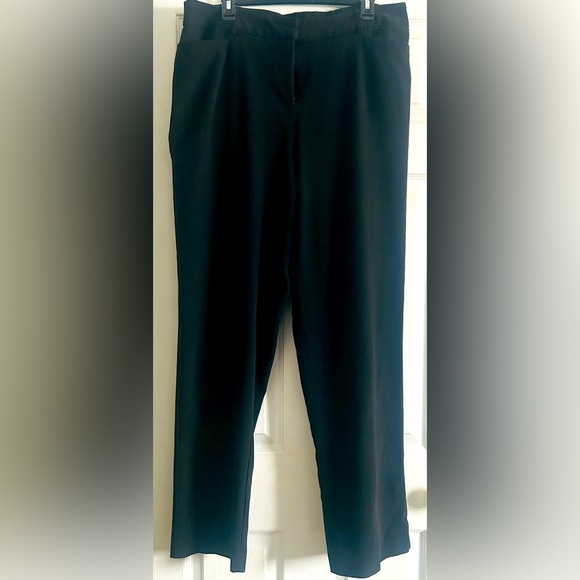 Avenue boot cut slightly faded black work pants with front and back pockets, 14T - Picture 1 of 6